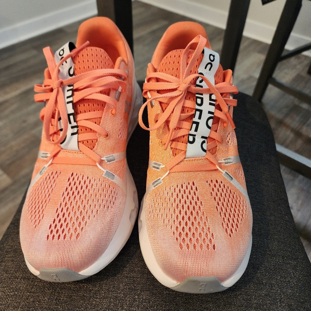 On Running Coral Athletic Shoes